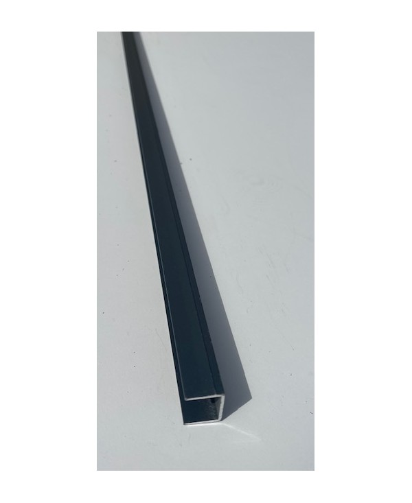 Cornière Aluminium 2 Mm Revêtue RAL 7016 Anthracite – 50x50 Mm, Longueur 1500 Mm, Idéale Pour Bricolage Et Aménagement